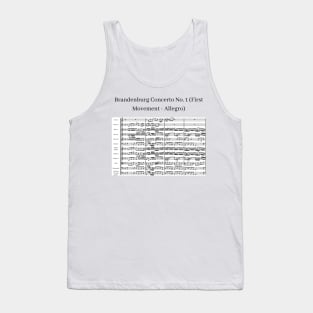 Brandenburg Concerto No.1 First Movement.by J.S.Bach. Tank Top